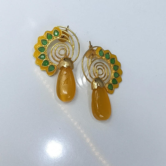 Handmade Meenakari Earrings